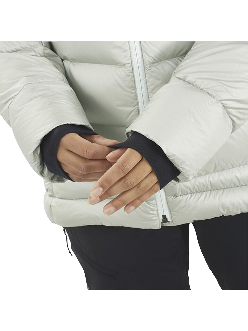 Elixir Ultra Down Parka Kadın Mavi Outdoor Ceketi-2