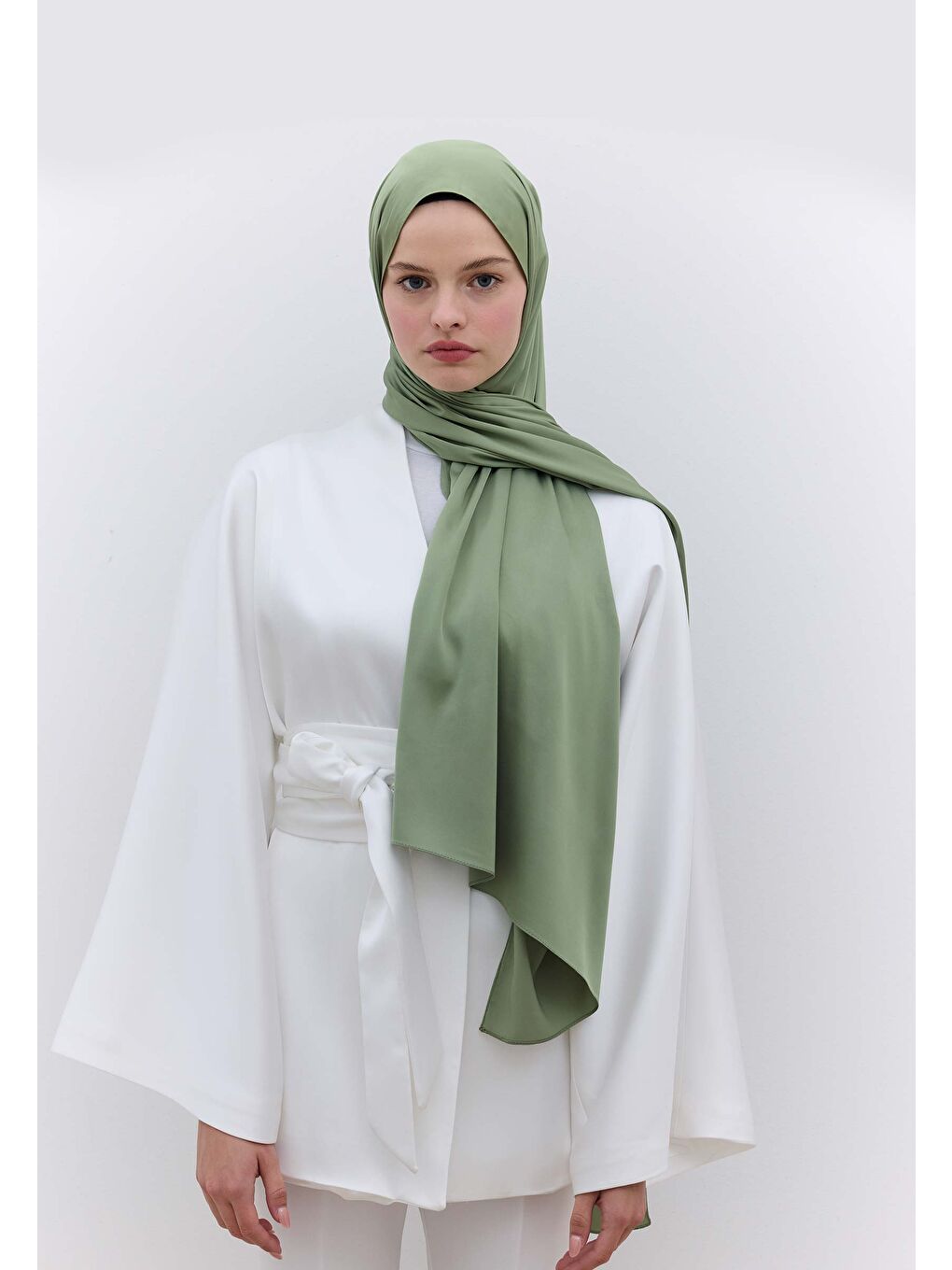 İpeksi Elegance Şal Haki-2