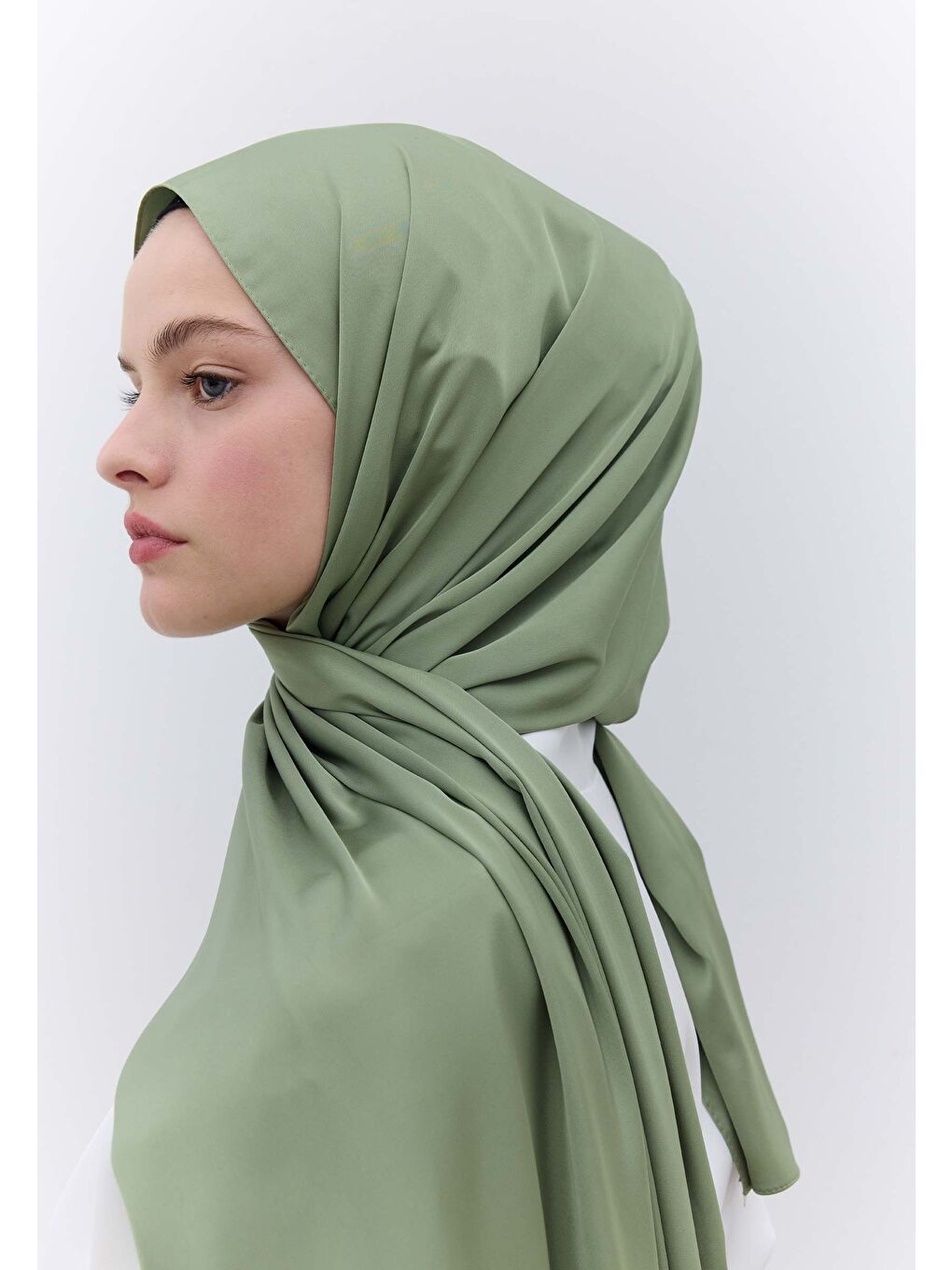 İpeksi Elegance Şal Haki-3