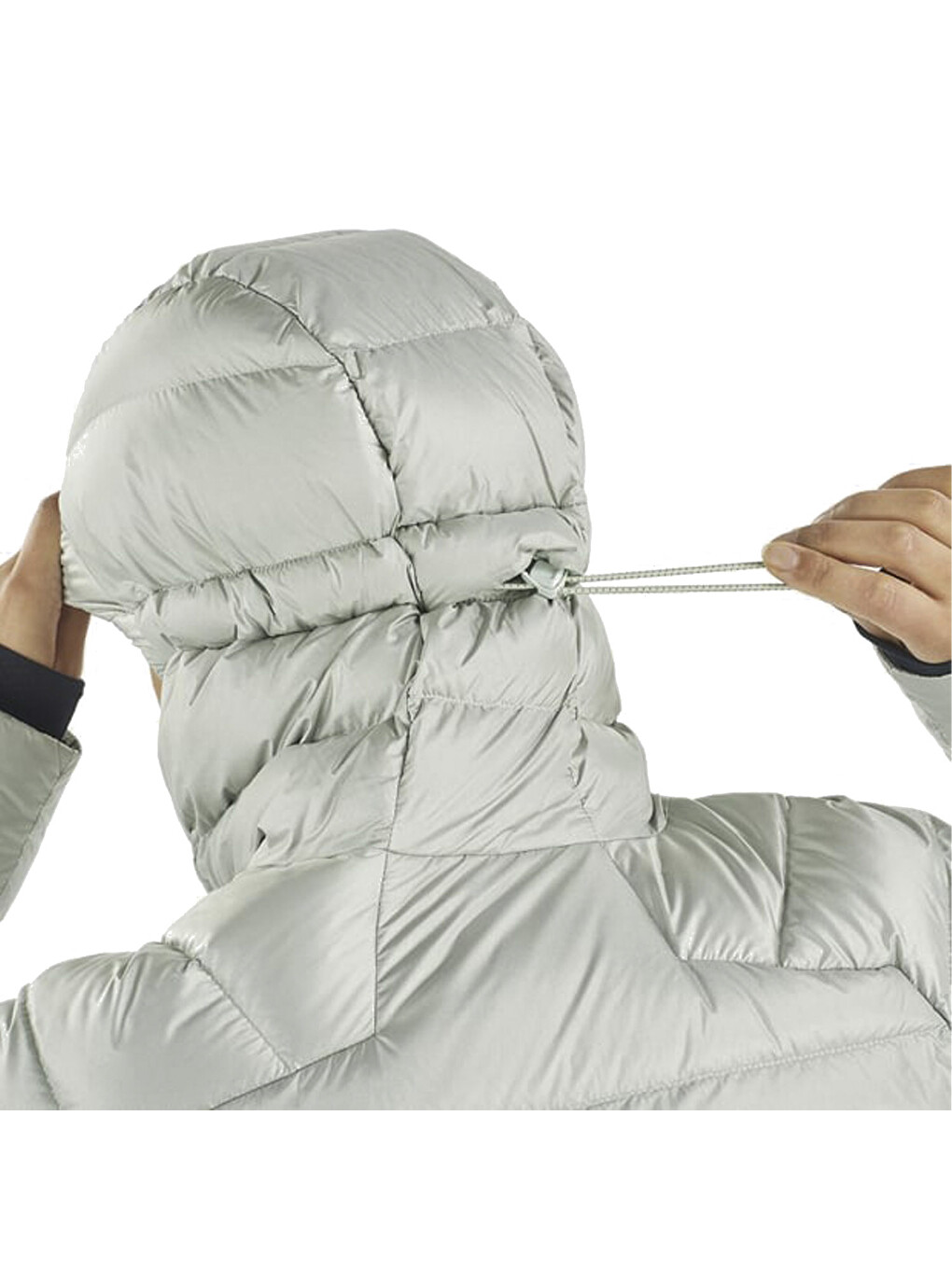 Elixir Ultra Down Parka Kadın Mavi Outdoor Ceketi-4