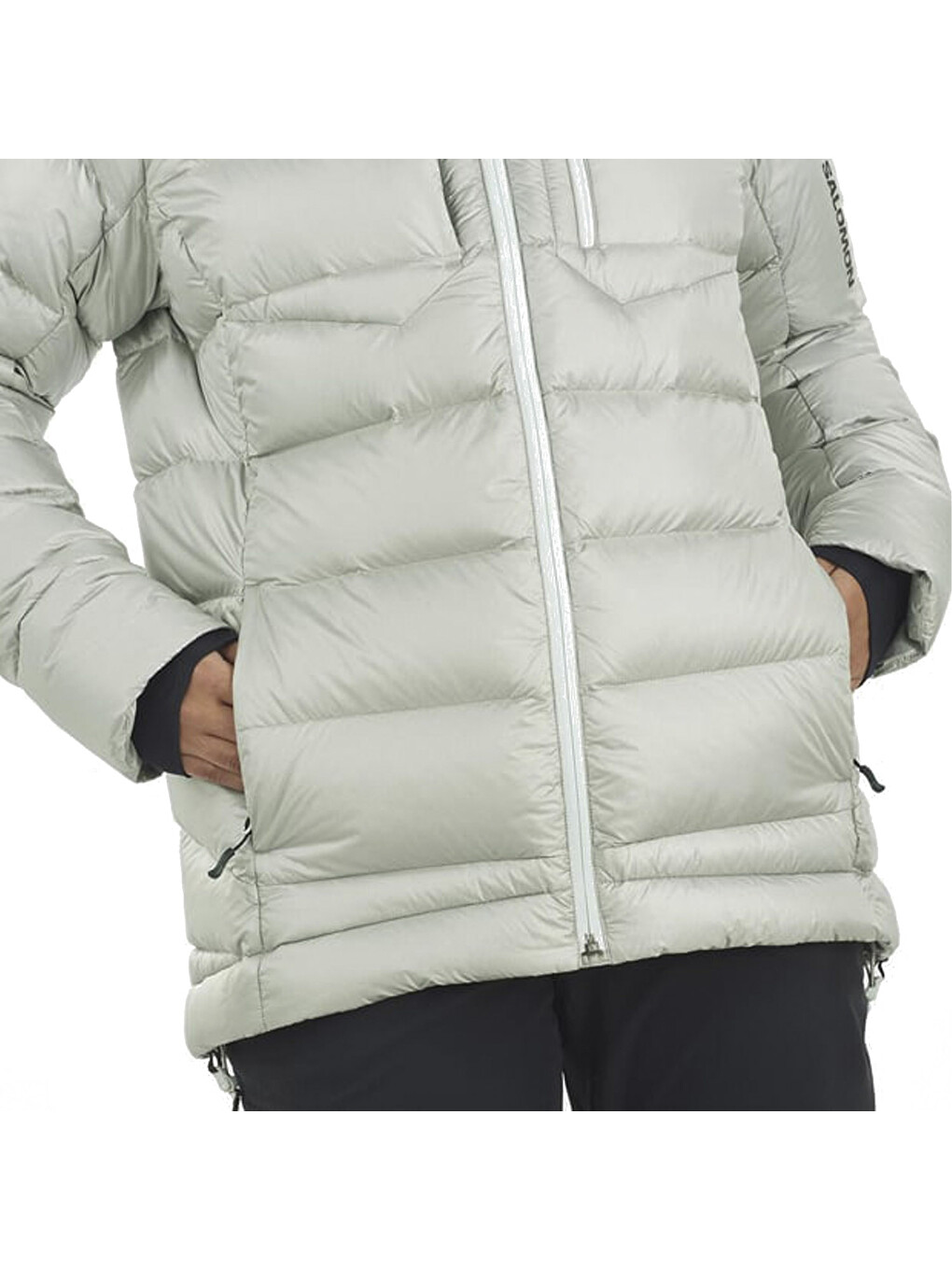 Elixir Ultra Down Parka Kadın Mavi Outdoor Ceketi-5