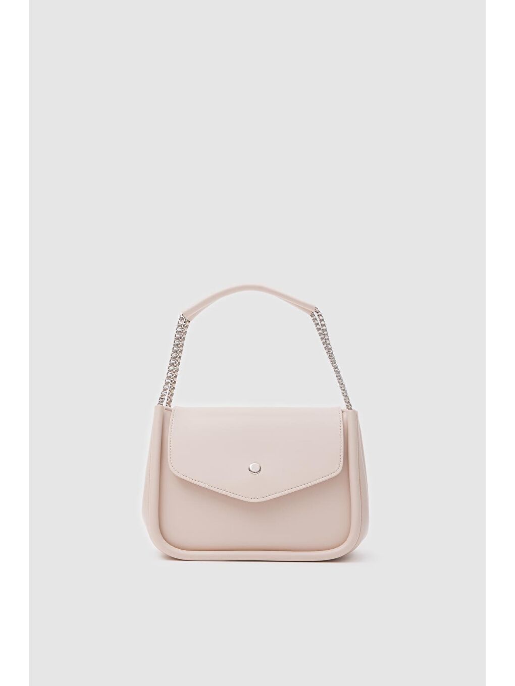 Ekru Soshe El Ve Çapraz Çanta Krem