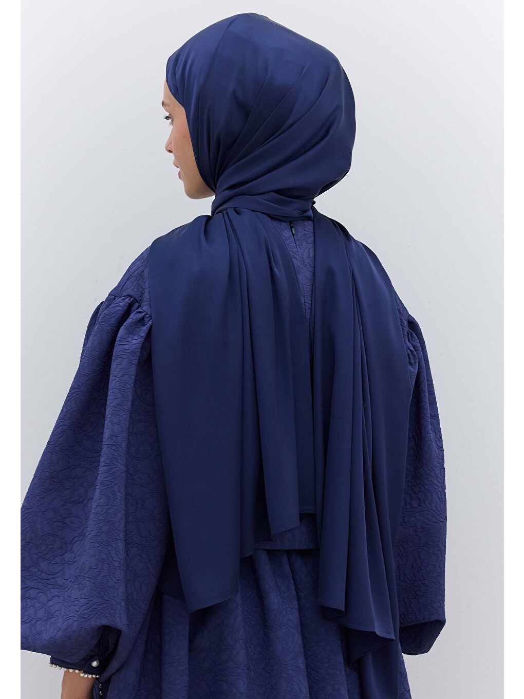 İpeksi Elegance Şal Lacivert-3