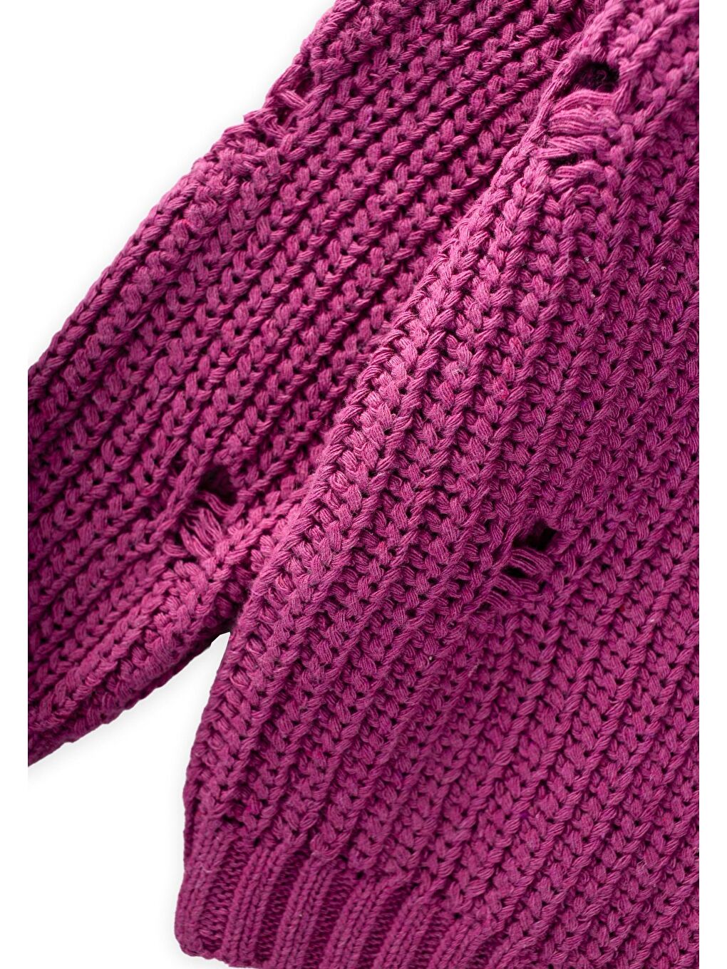 Pembe Selanik Triko Kazak 2-8 Yaş-2