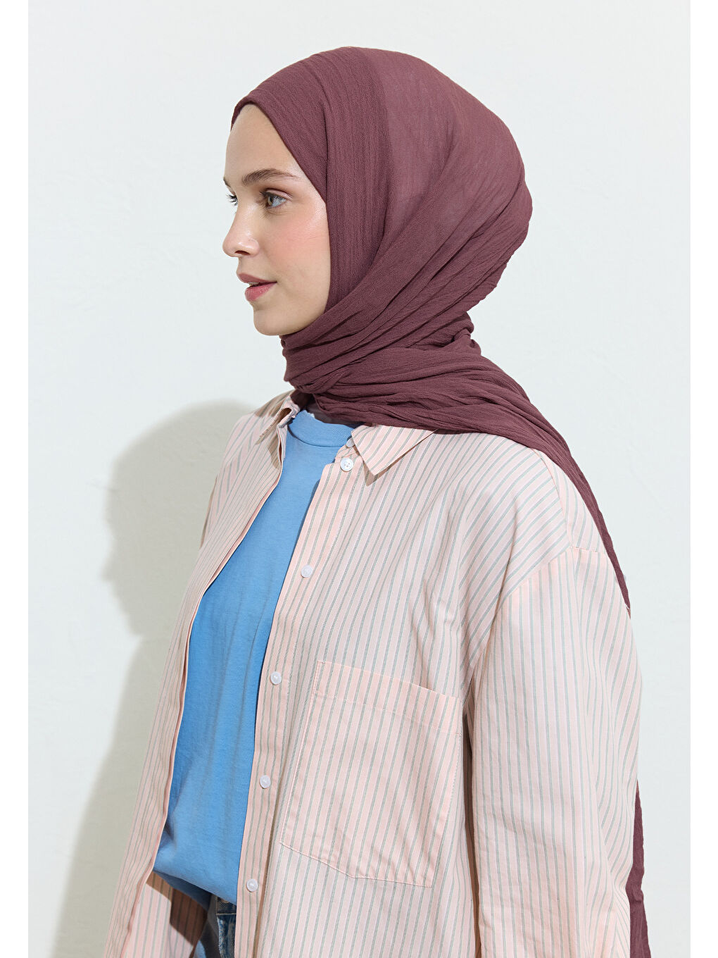 Mor Pamuklu Keten Şal Acaı Bowl-3