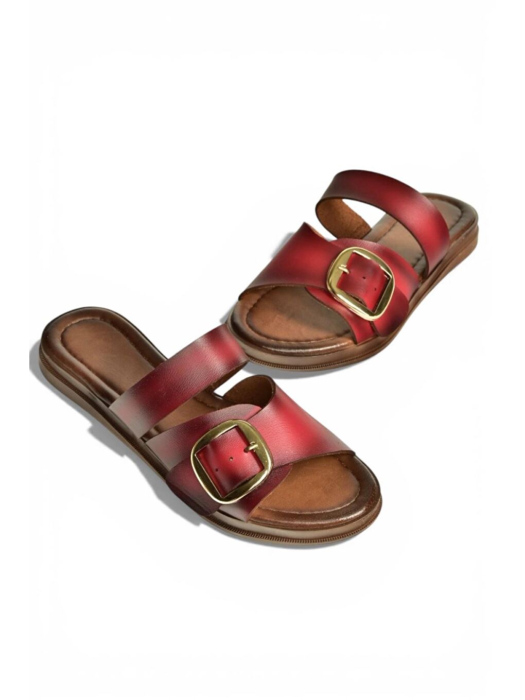 Bordo Kadın Terlik Y390350703-5