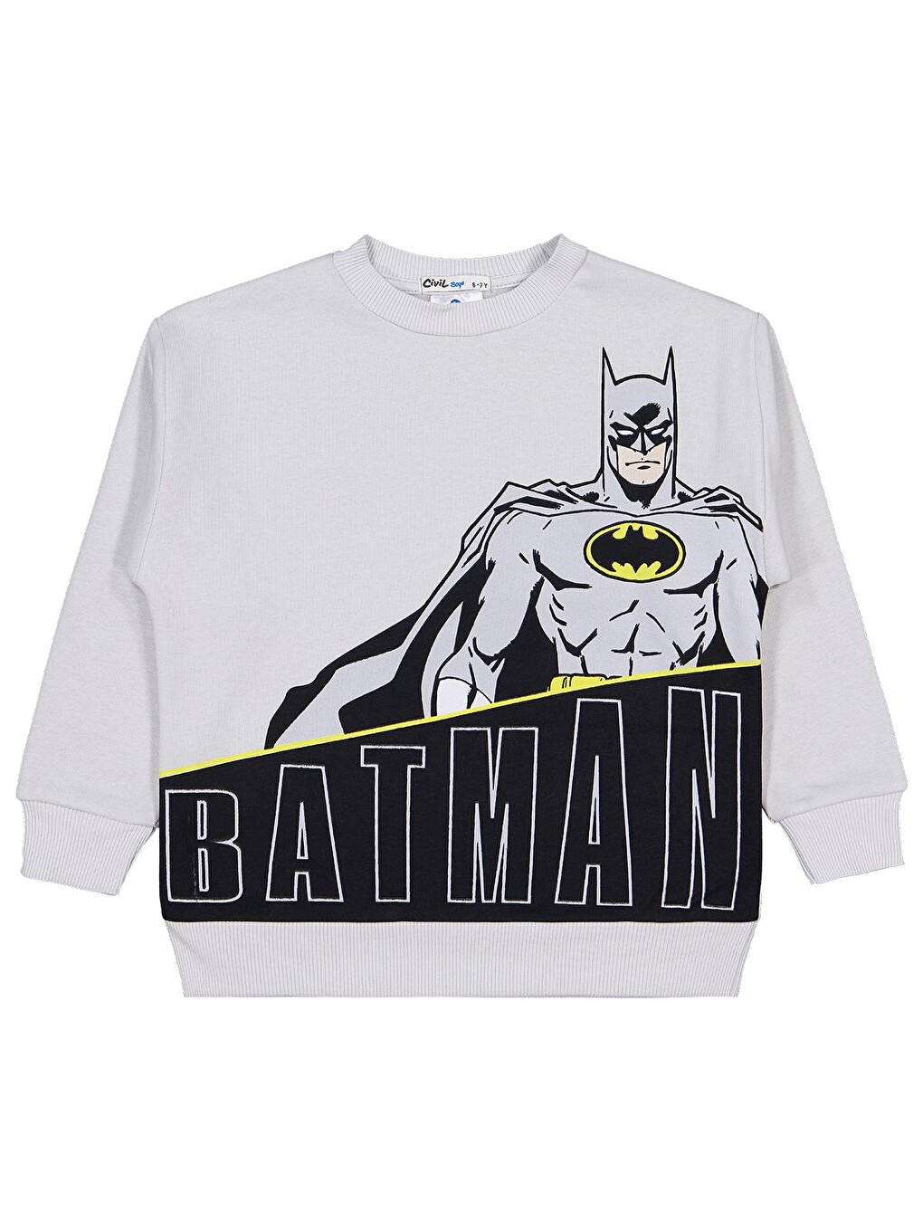 Baskılı 6-9 Yaş Sweatshirt - Gri