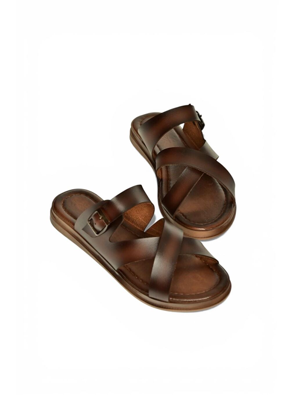 Kahverengi Kadın Terlik Y390073703-3