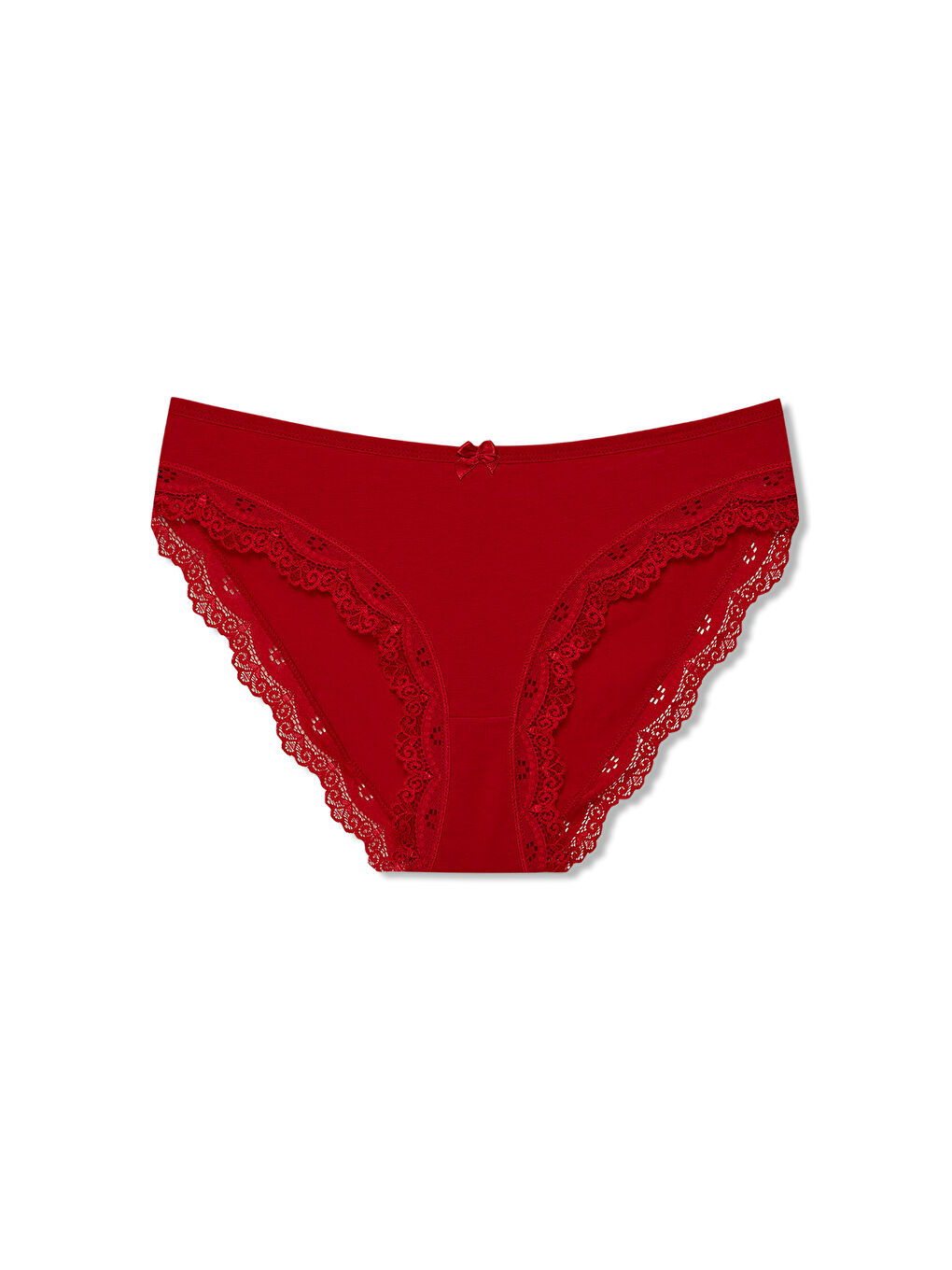 Kırmızı Kadın Külot 3 lü-1