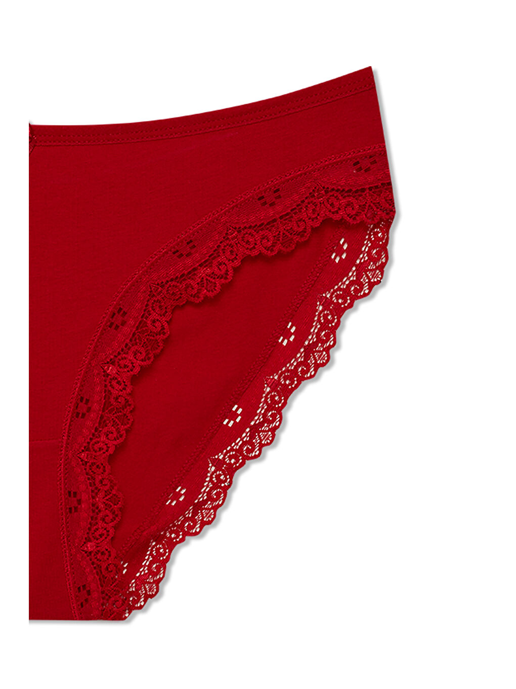 Kırmızı Kadın Külot 3 lü-2