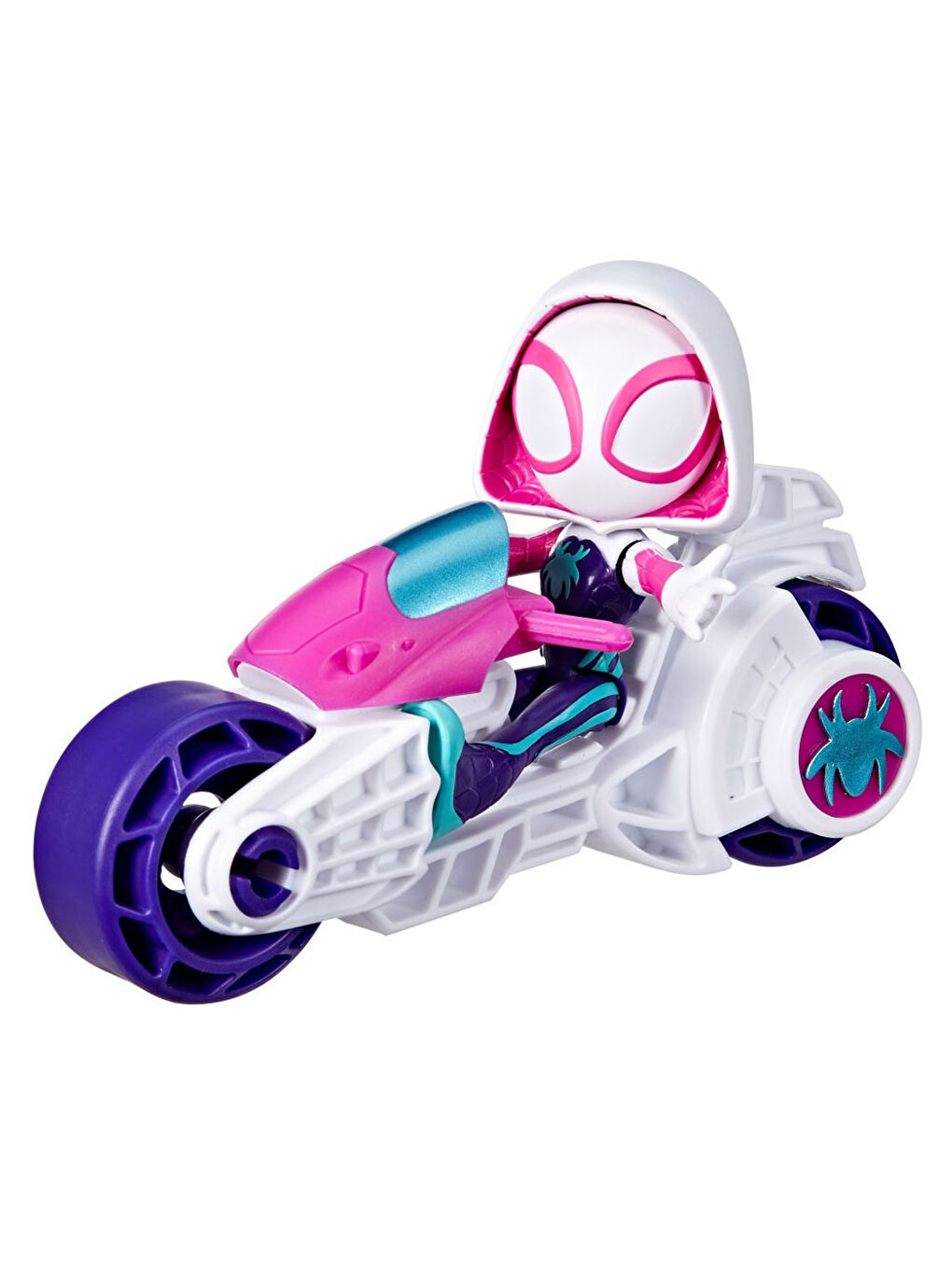 And His Amazing Friends Motorsiklet Ve Figür Ghost Spider F6777-F7461-1