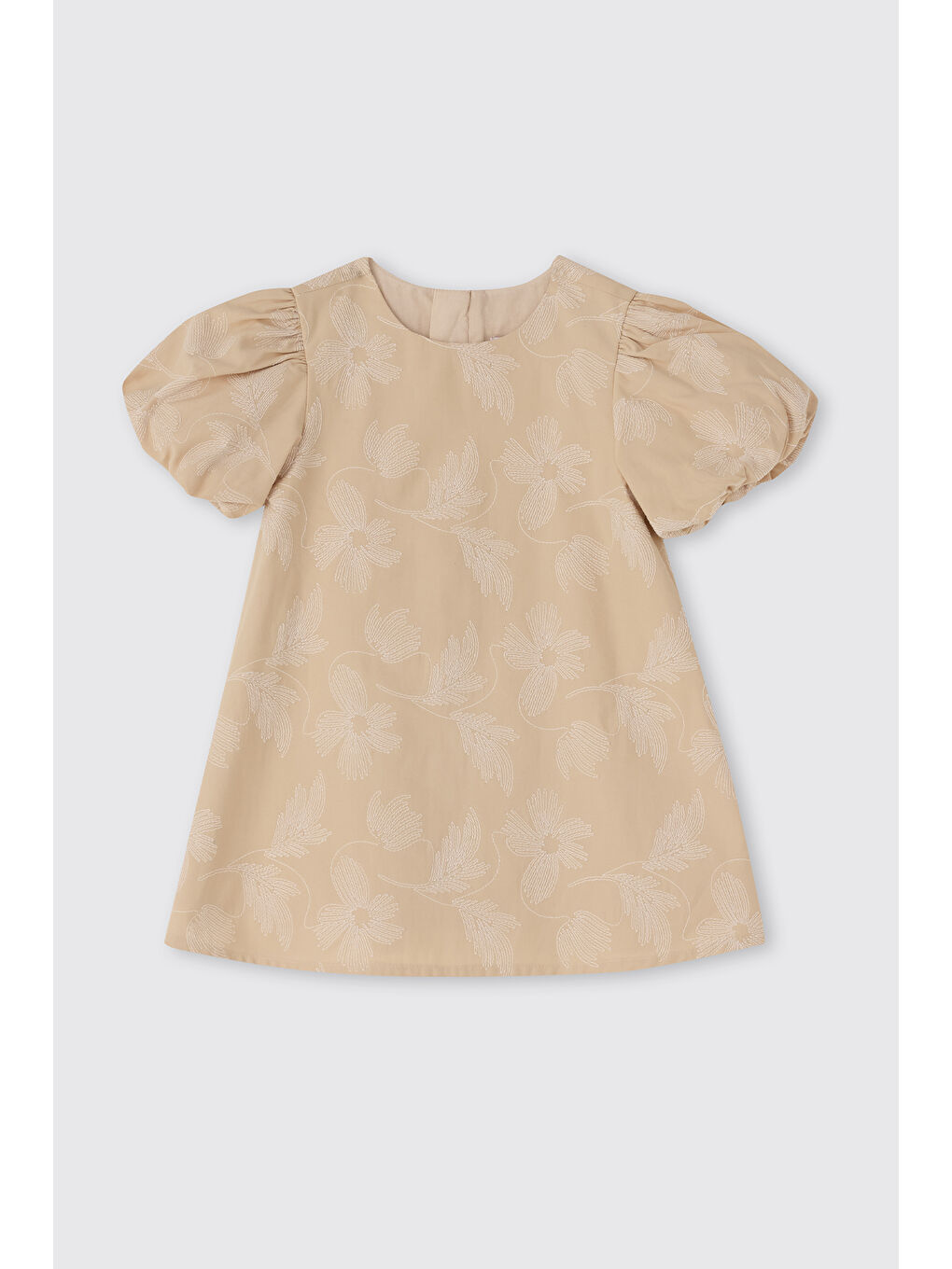 Kız Bebek Bej Elbise-1