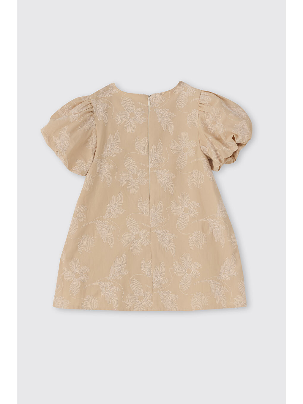 Kız Bebek Bej Elbise-2