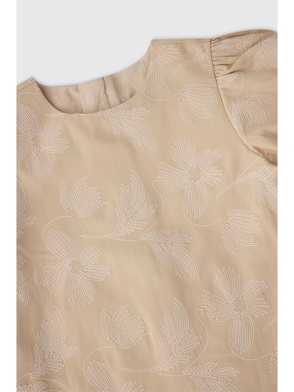 Kız Bebek Bej Elbise-3