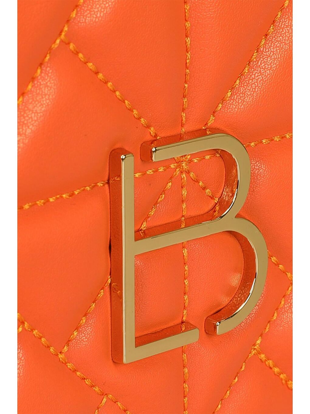 Turuncu Zincir Askılı Kadın Omuz Çantası-4