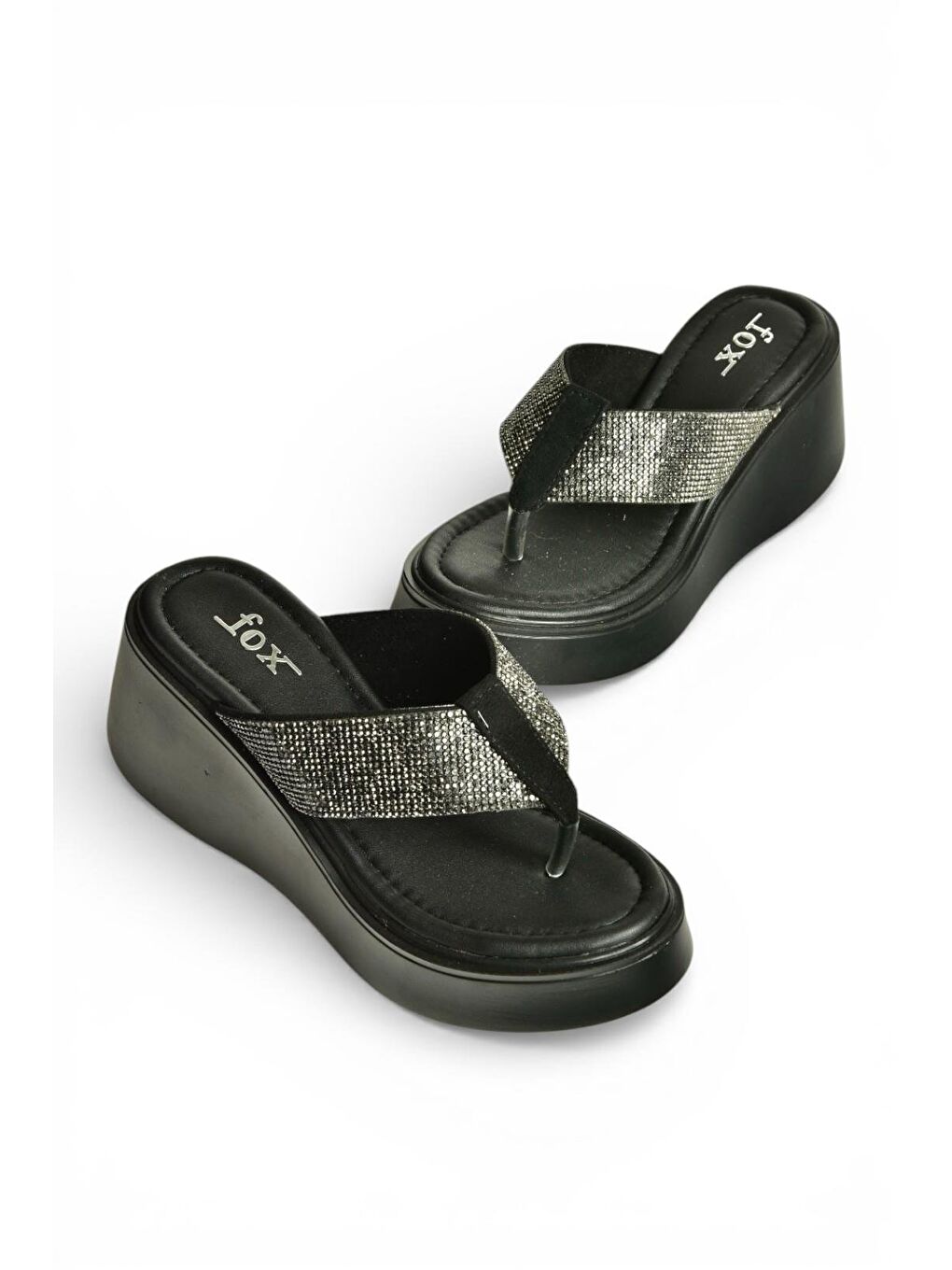 Siyah Kadın Terlik Y973525309-4