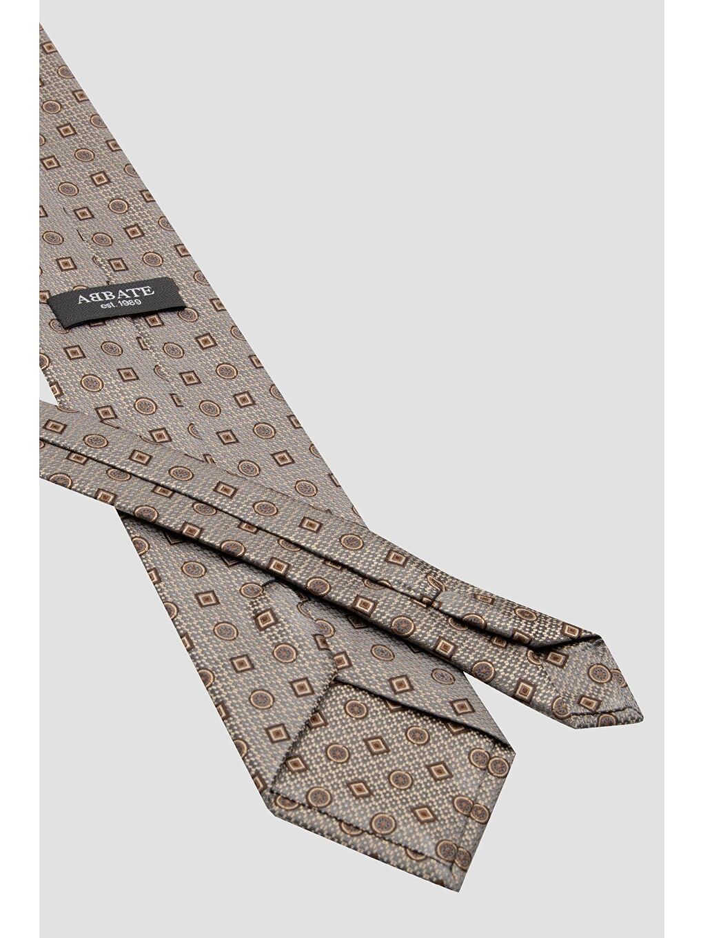 Kravat 8 Cm Mikrofiber Polyester Sarı Erkek Desenli Kravat-2