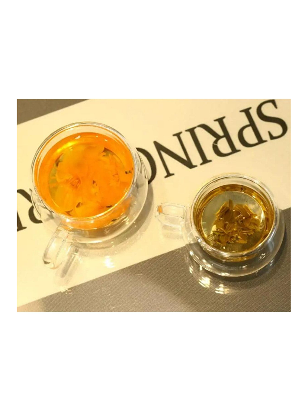 Renksiz Çift Cidarlı 200 ml Kulplu Cam Kupa 3 Adet 2673-5