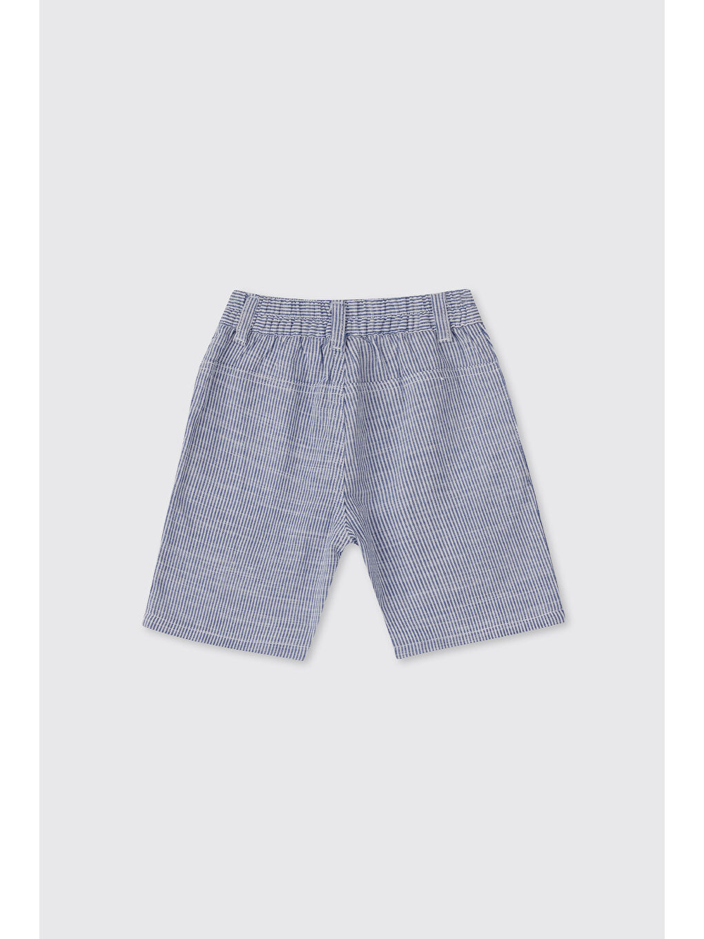 Erkek Bebek Çizgili Lacivert Şort-1