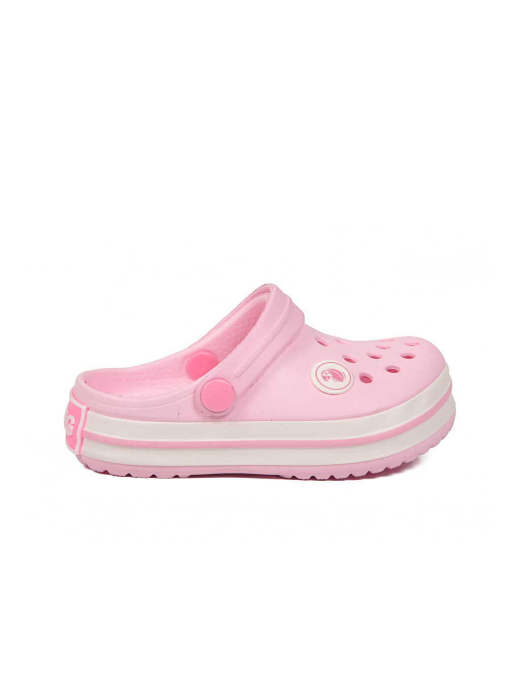 Pembe-pembe Eva Hafif Kız Çocuk Sabo Terlik 214 P