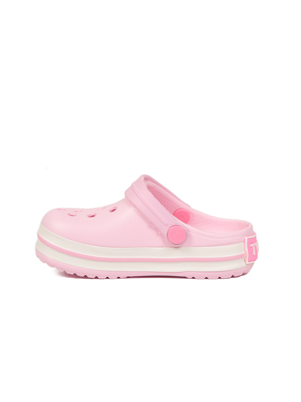 Pembe-pembe Eva Hafif Kız Çocuk Sabo Terlik 214 P-1