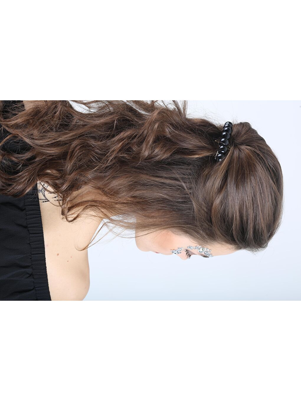 LC WAIKIKI Black Pearls Siyah İncili Otomatik Toka - 4
