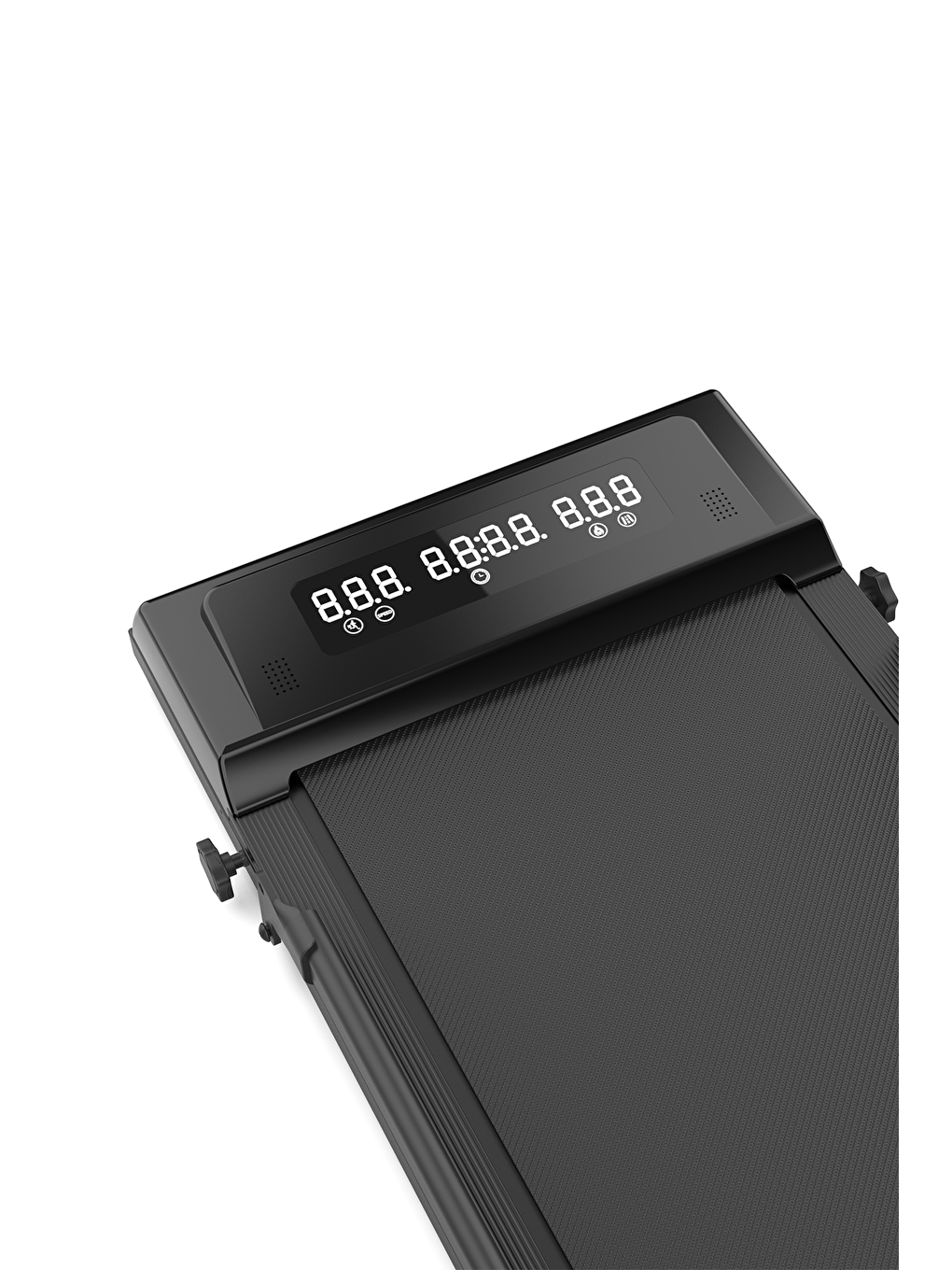 Siyah W-fit Bluetoothlu Uygulamalı Uzaktan Kumandalı Koşu Bandı 10 Km Hız-5