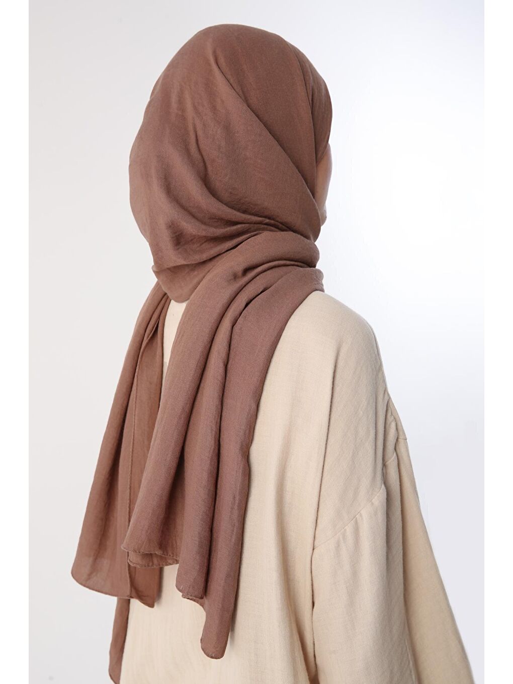 Pembe Leylak Pamuklu Kraş Şal-1