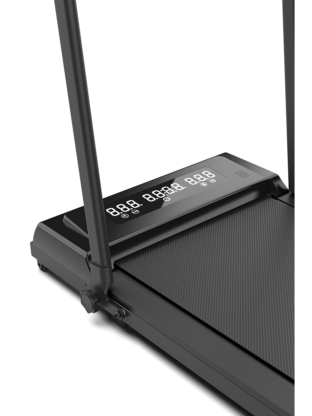 Siyah W-fit Bluetoothlu Uygulamalı Uzaktan Kumandalı Koşu Bandı 10 Km Hız-6