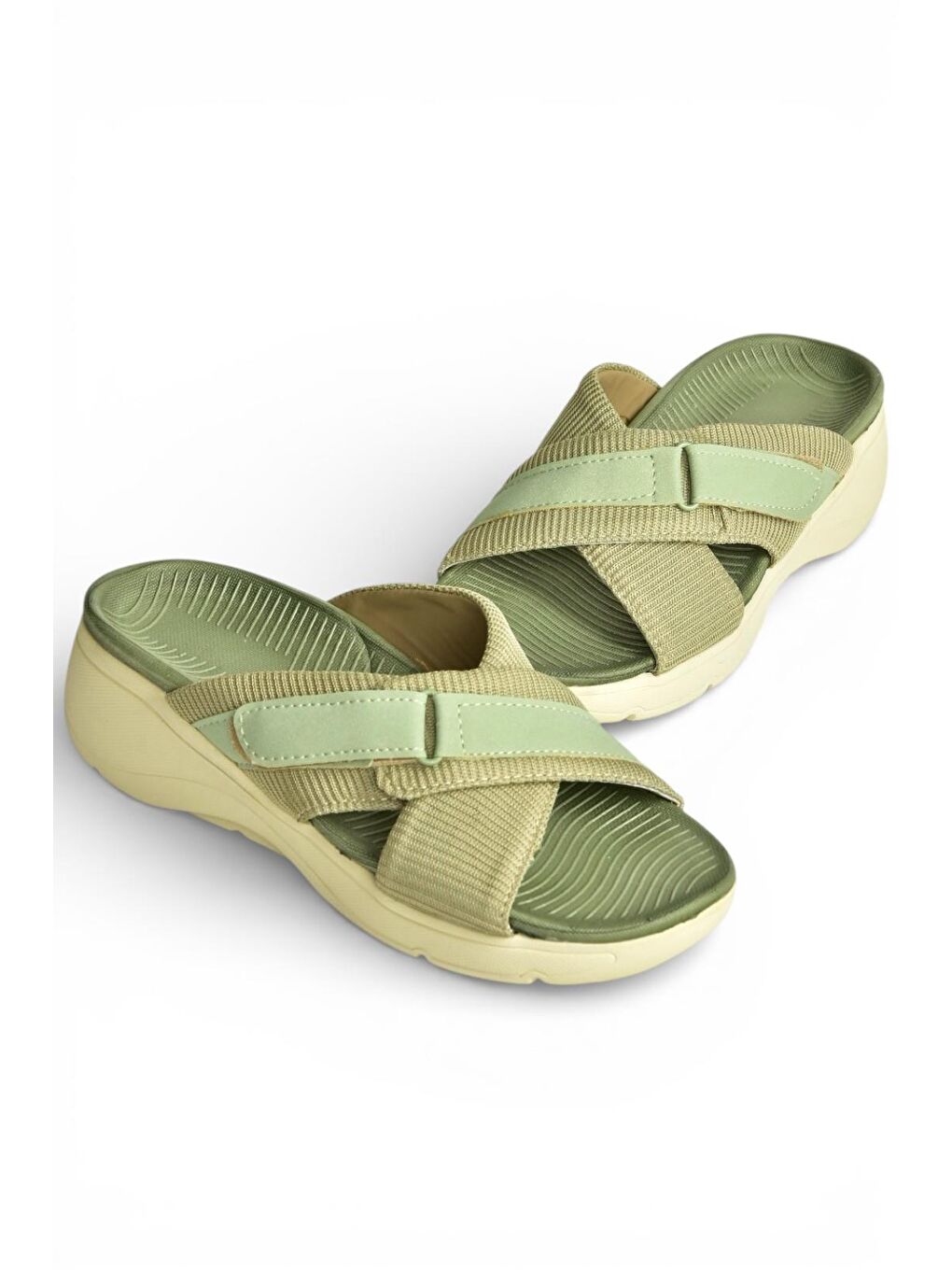 Yeşil Kadın Terlik Y973935004-3