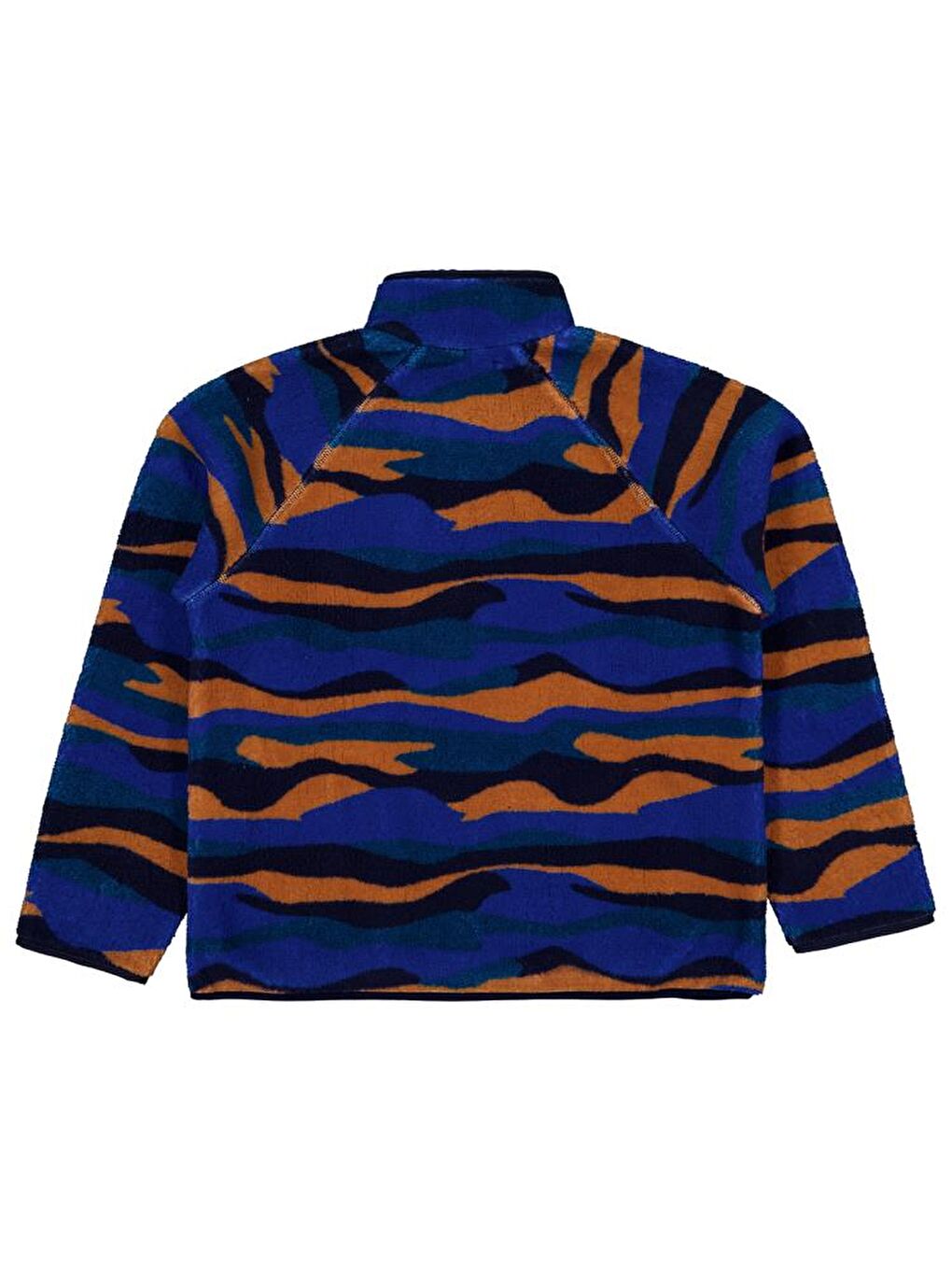 Mavi Boys Karışık Dalga Desenli 10-13 Yaş Sweatshirt