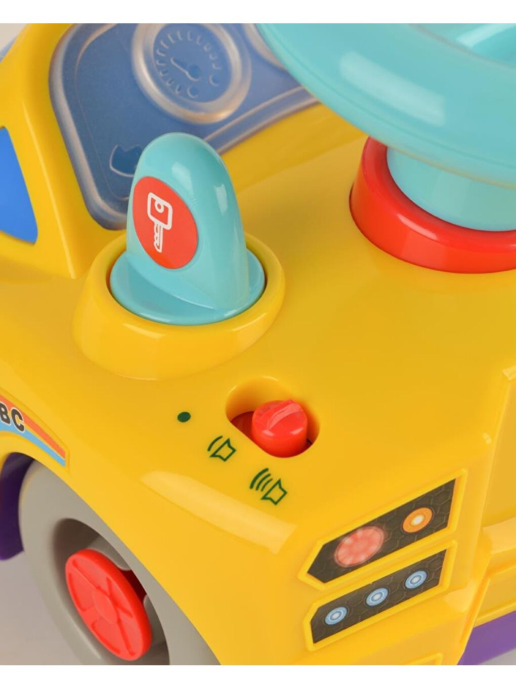 Sesli Müzikli Ve Işıklı Çok Fonksiyonlu Eğlenceli Arabam-3