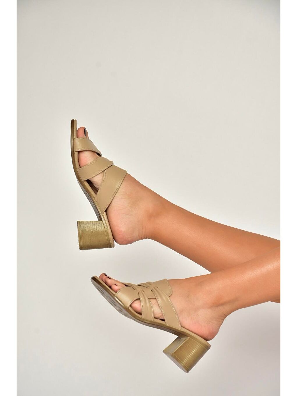 Bej Kadın Terlik P555455803-1