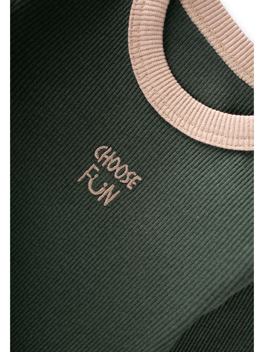 Nakışlı Uzun Kollu Zıbın Takım 0-3 Yaş Haki Yeşil-2