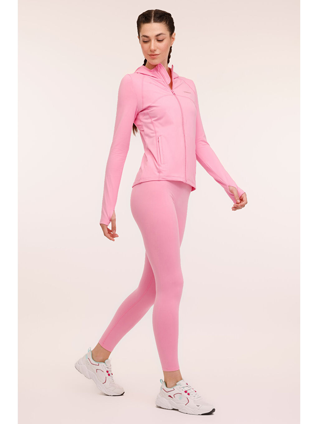 WL RUTH 26YJ03077 4PR Pembe Kadın Tayt-2