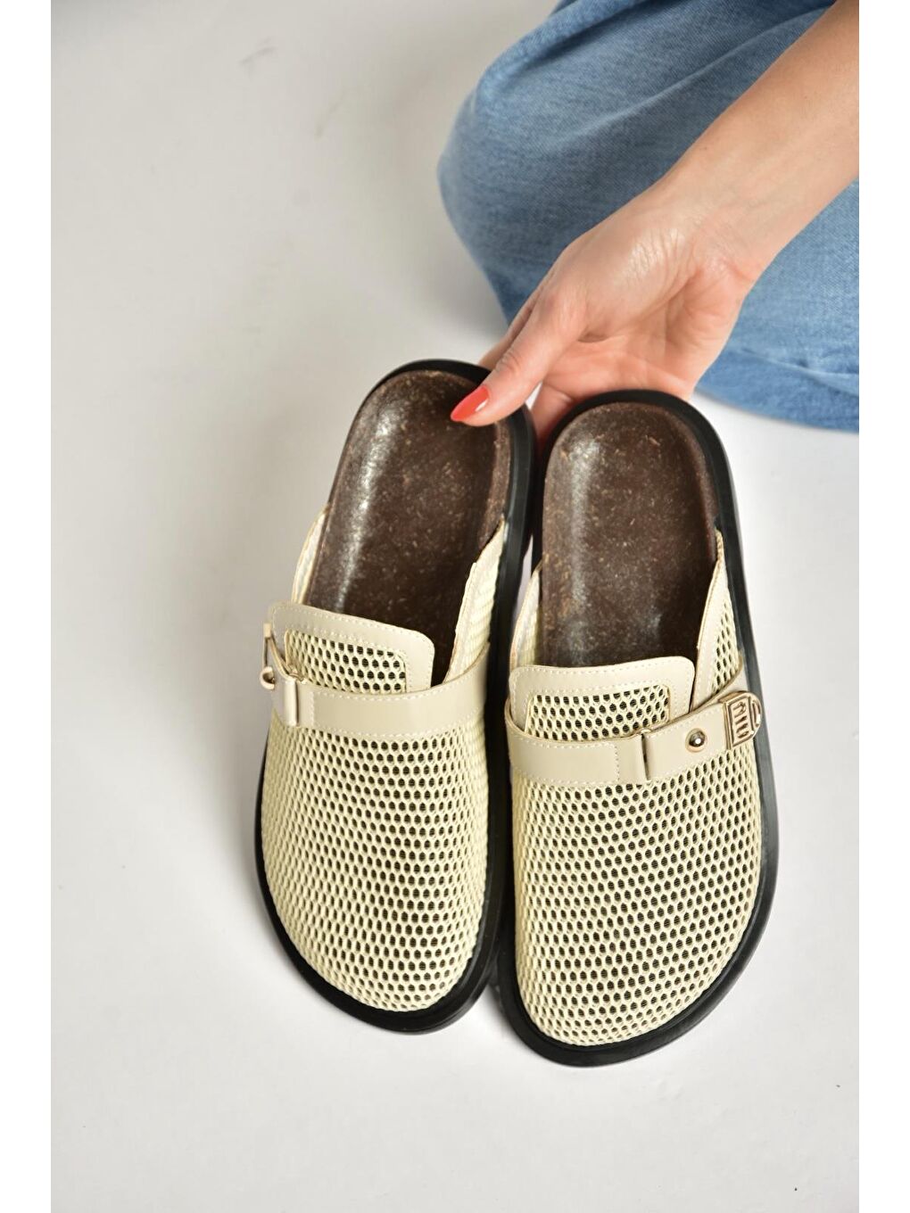 Bej Kadın Terlik Y250505015