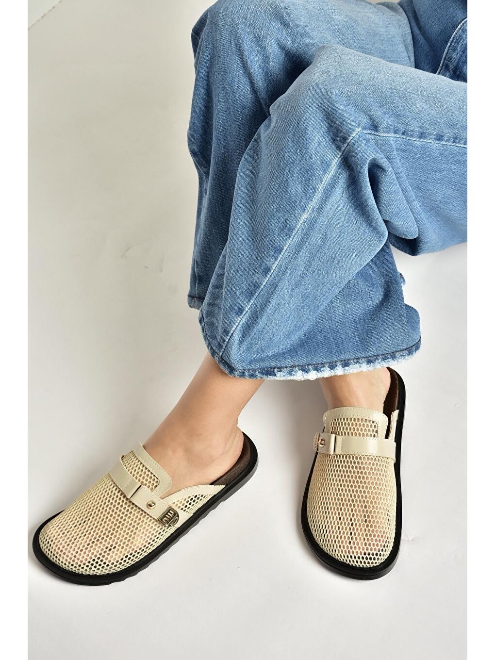 Bej Kadın Terlik Y250505015-2