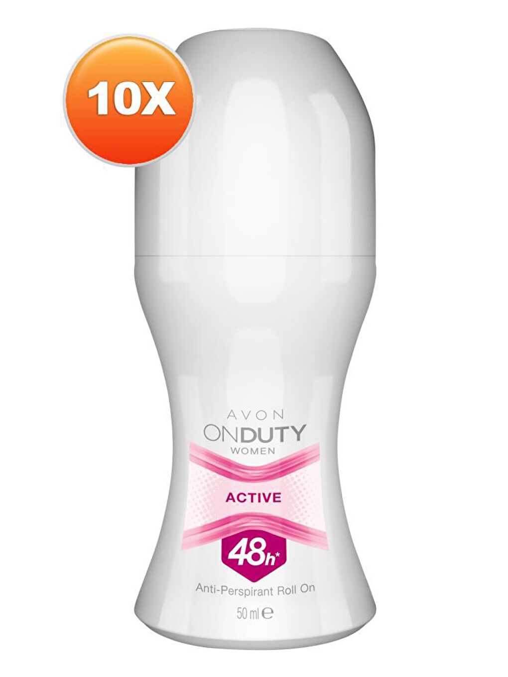 AVON Renksiz OnDuty Active Kadın Rollon 50 Ml. Onlu Set