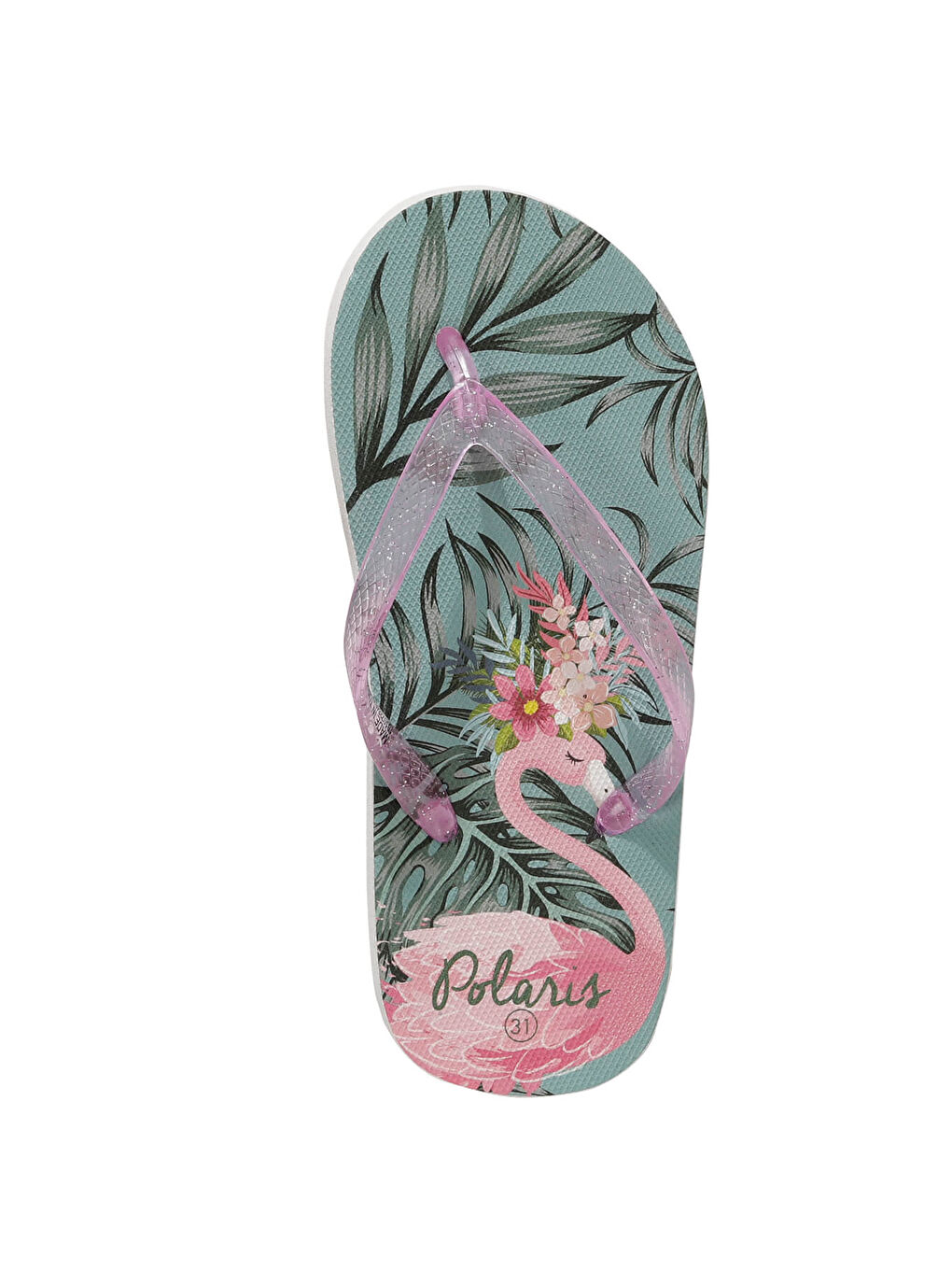 615462.F1FX Yeşil Kız Çocuk Terlik-3