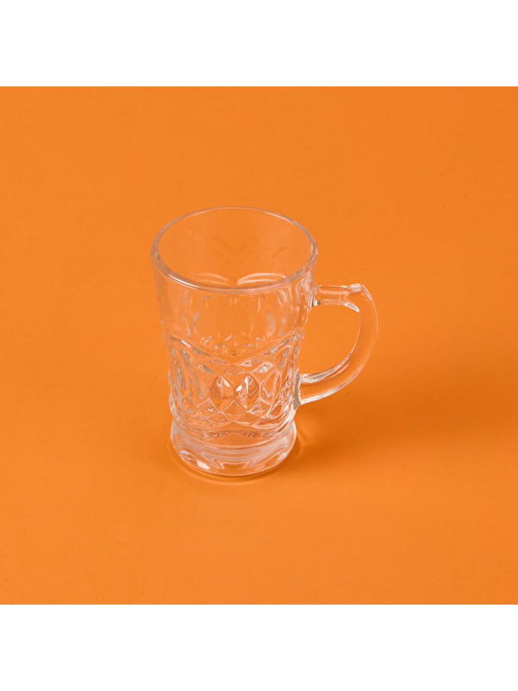 Renksiz Oliver Diamond 6'lı Kupa Seti - Şeffaf - 220 ml-1