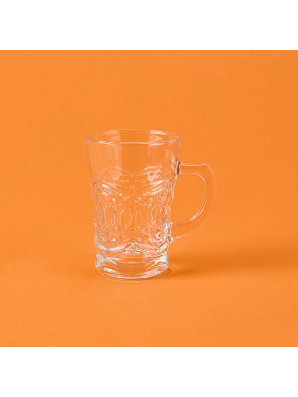 Renksiz Oliver Diamond 6'lı Kupa Seti - Şeffaf - 220 ml-2