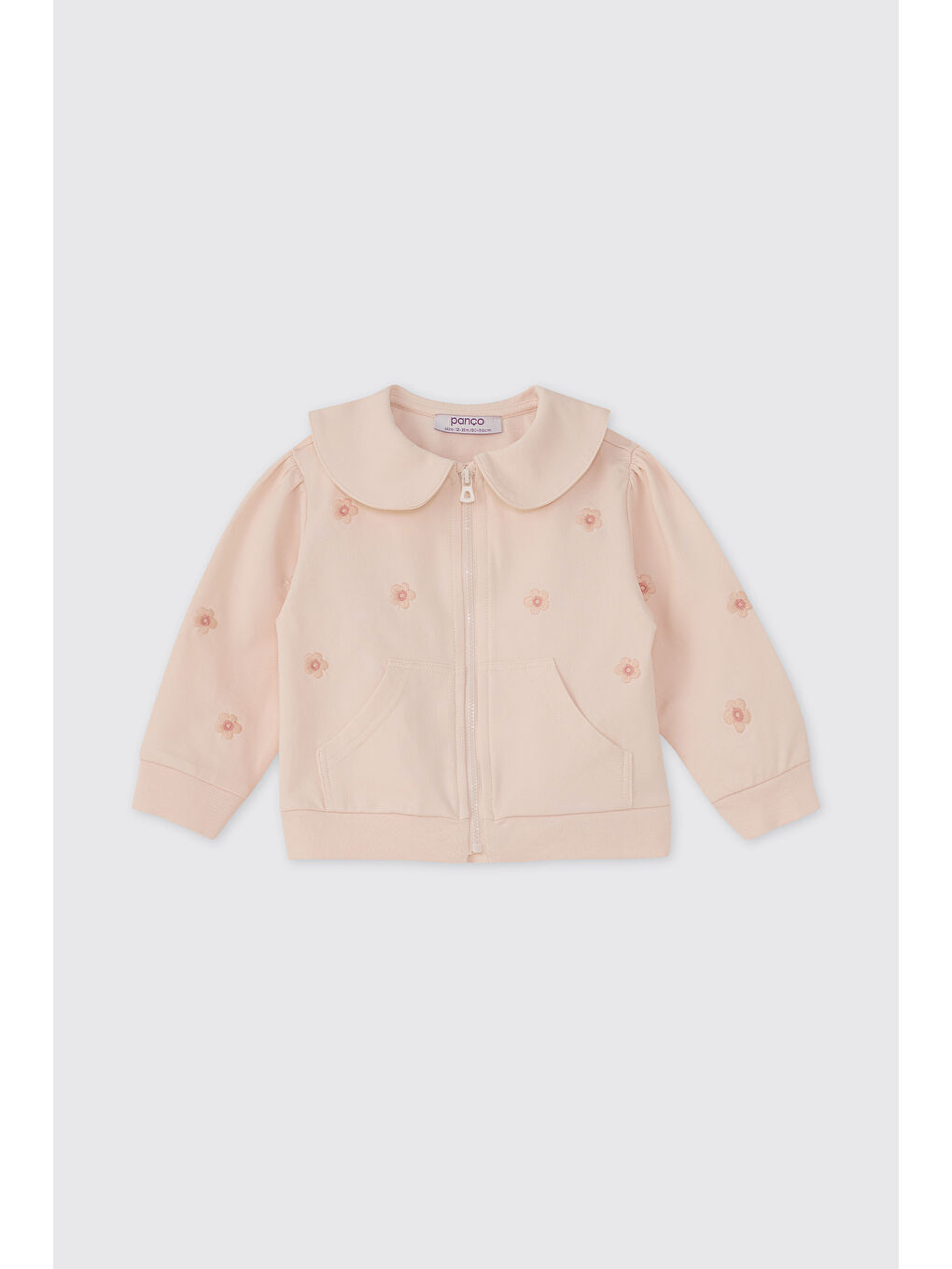 Pembe Kız Bebek 2'li Pudra Eşofman Takımı-2