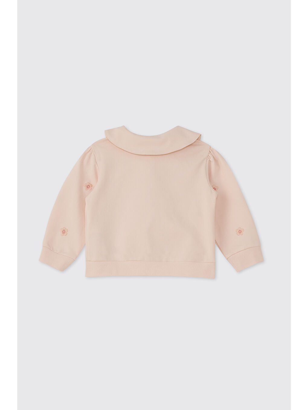 Pembe Kız Bebek 2'li Pudra Eşofman Takımı-3