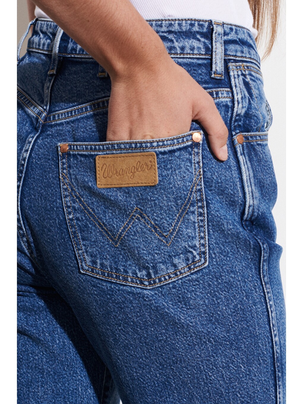 Mavi Mom Straight Fit Yüksek Bel Esnek Jean Jean Pantolon-3