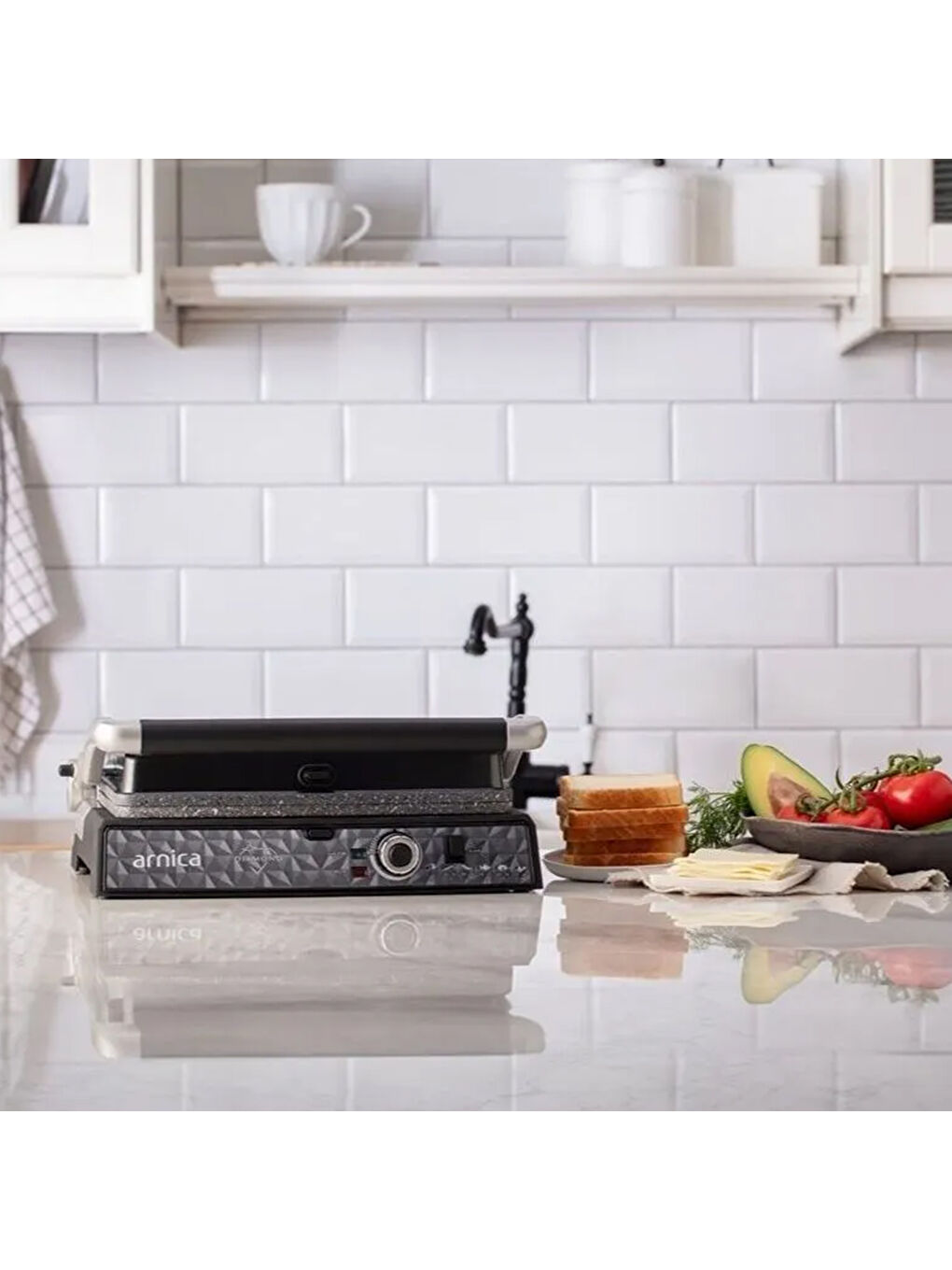 Diamond Tost Makinesi - Siyah - 2000 Watt-3