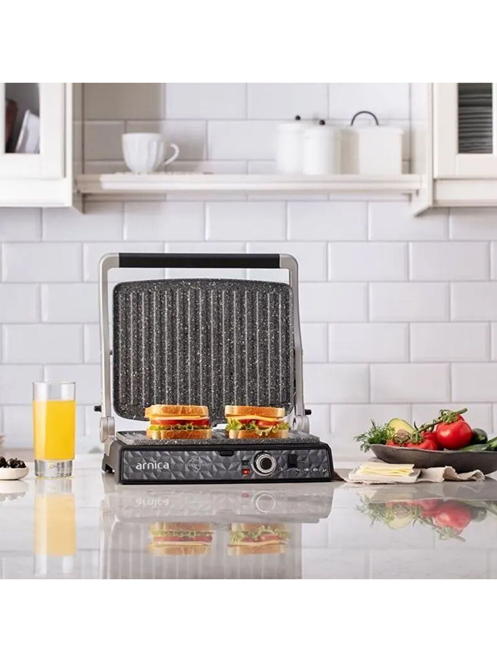 Diamond Tost Makinesi - Siyah - 2000 Watt-4