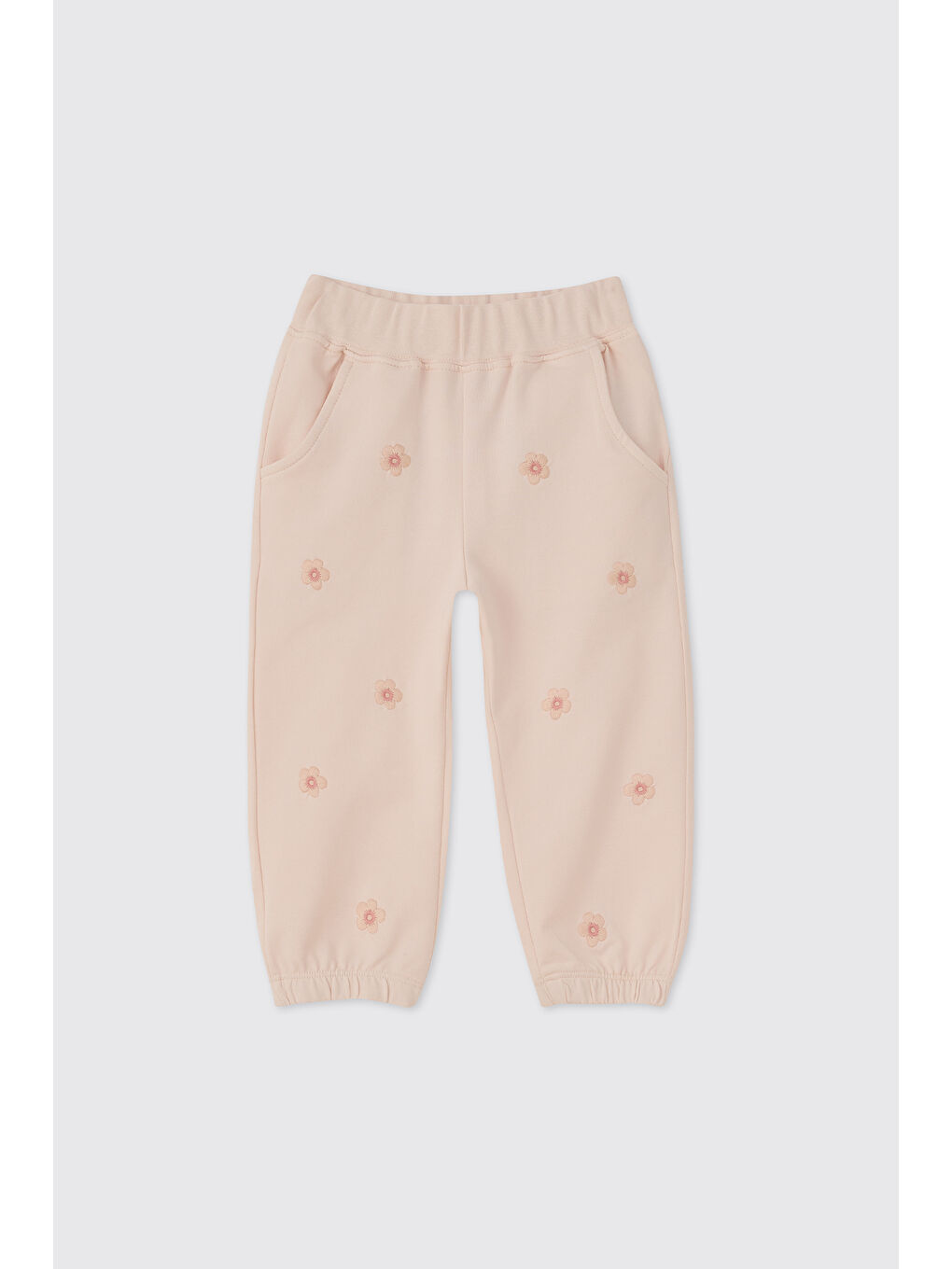 Pembe Kız Bebek 2'li Pudra Eşofman Takımı-6