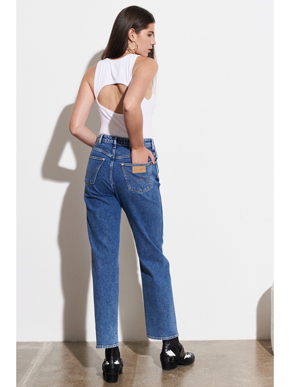 Mavi Mom Straight Fit Yüksek Bel Esnek Jean Jean Pantolon-4
