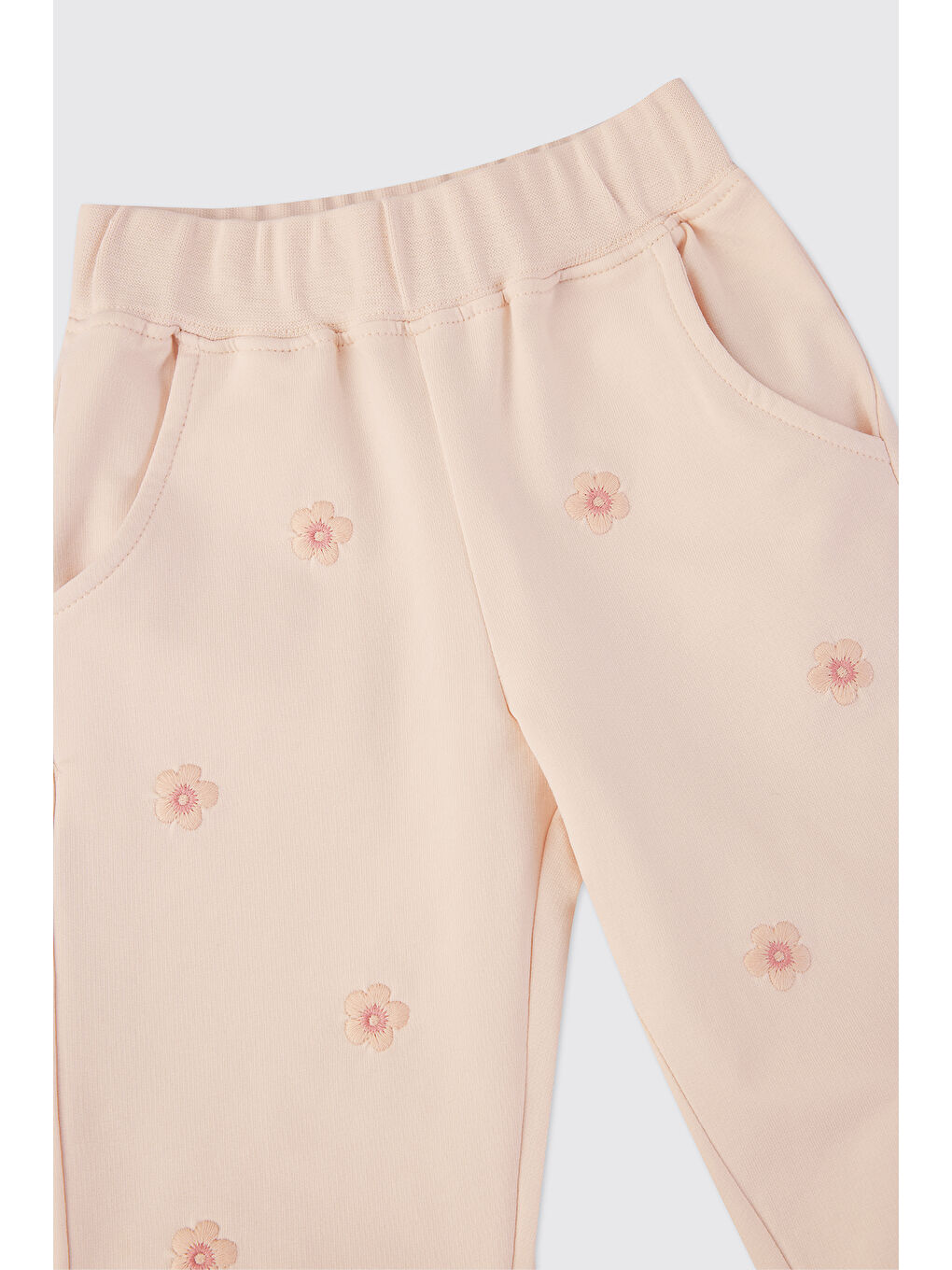 Pembe Kız Bebek 2'li Pudra Eşofman Takımı-7