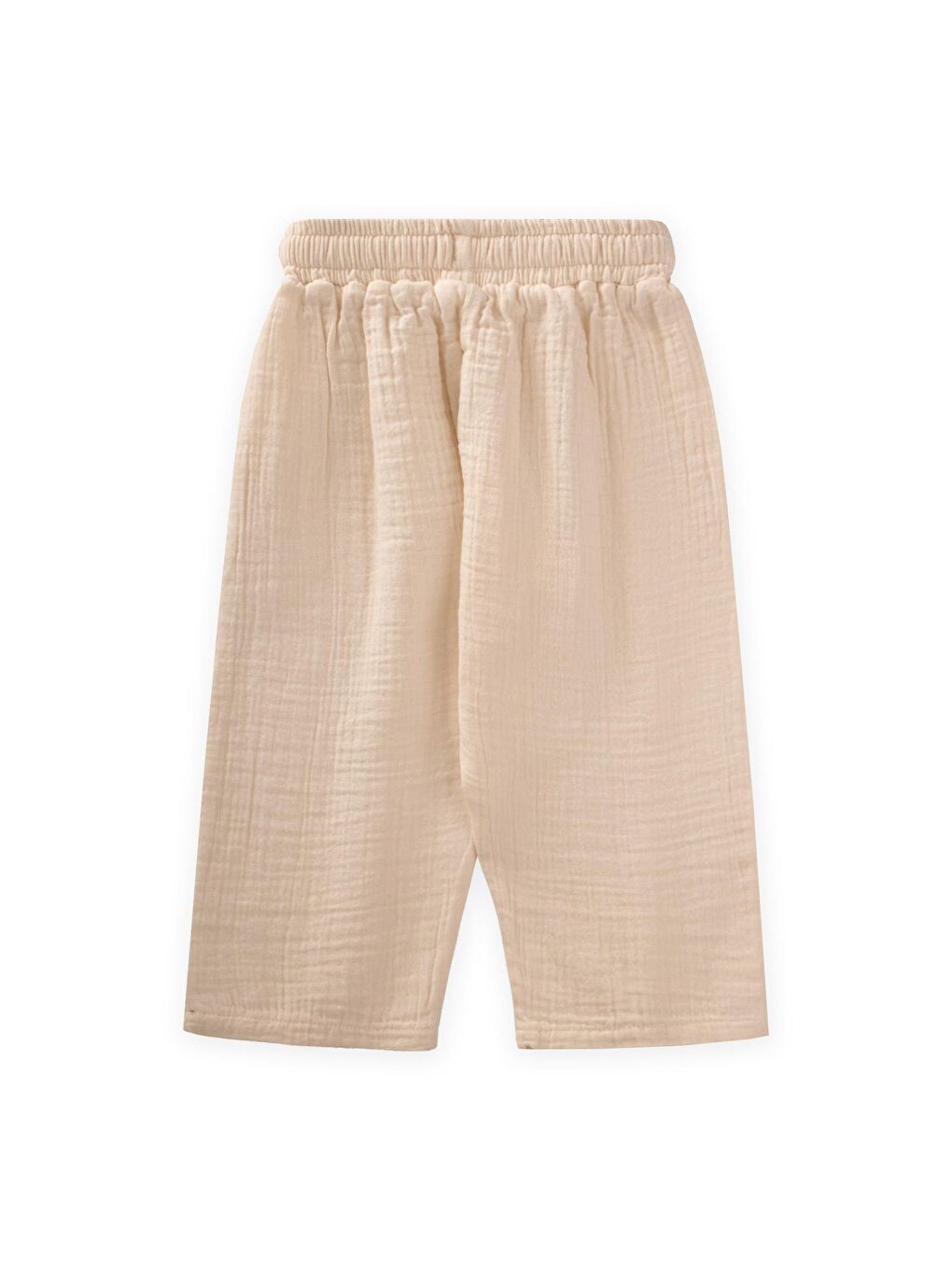 Bej Erkek Çocuk Müslin Pantolon-1